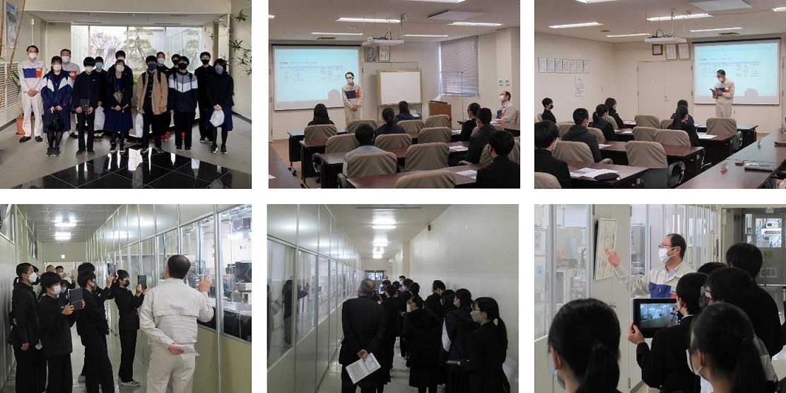 函馆市立户仓中学学生的职场体验活动